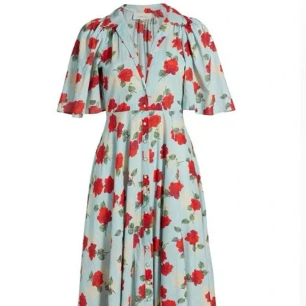 THE GREAT. Bridge Midi Dress - Picture 3 of 8